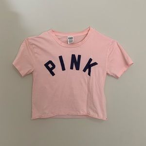 Cropped Victoria’s Secret PINK tee shirt